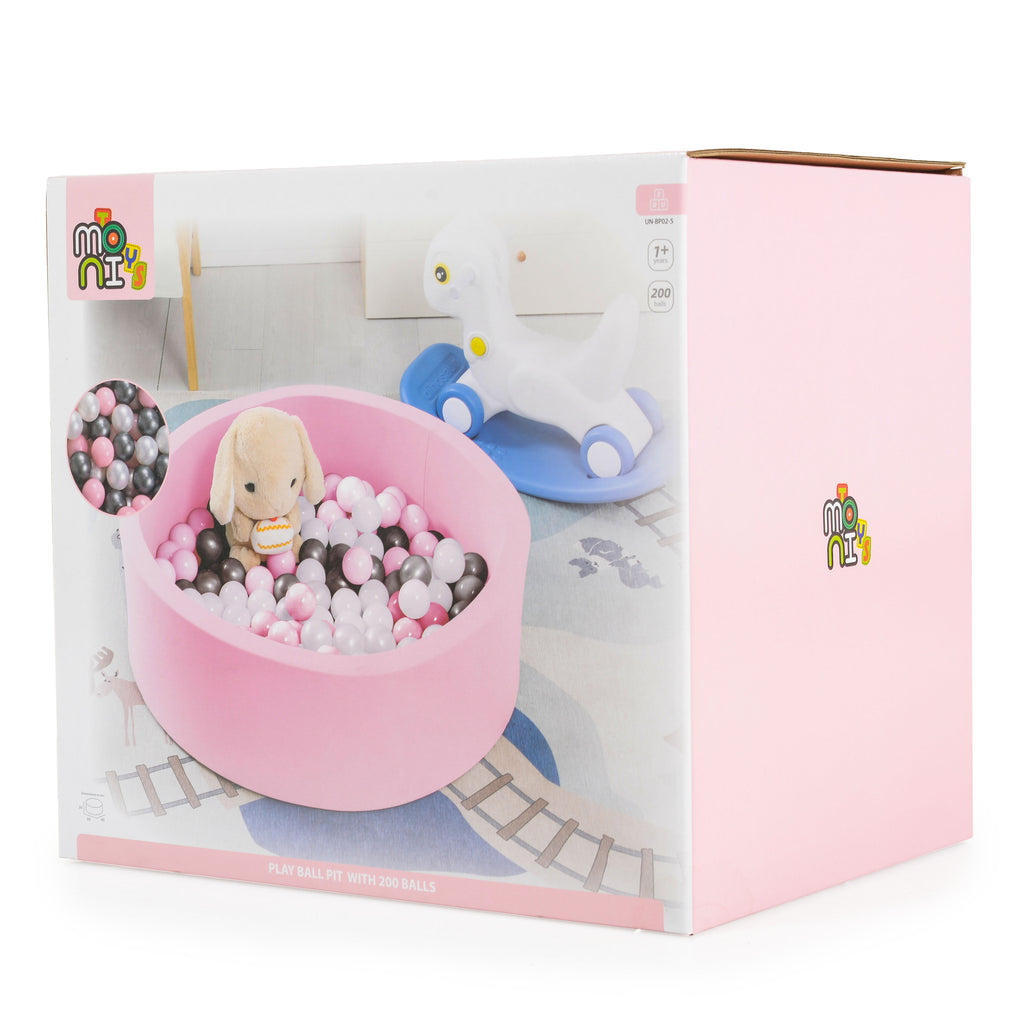 Moni Pink ball pool with 200pcs 5.5cm balls