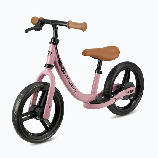 Kinderkraft Space Children's Balance Bike with brake dark pink