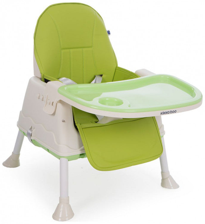 Kikka Boo Creamy 2 in 1 Convertible Childern High Chair - Green