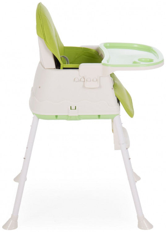 Kikka Boo Creamy 2 in 1 Convertible Childern High Chair - Green