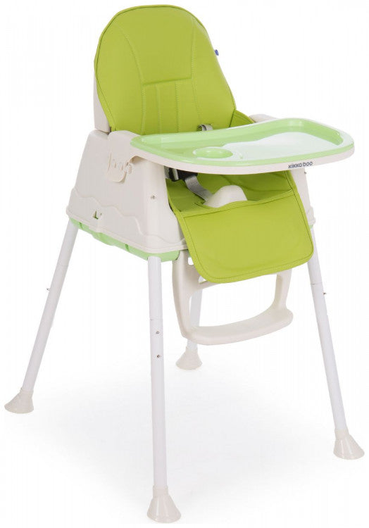 Kikka Boo Creamy 2 in 1 Convertible Childern High Chair - Green