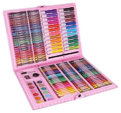 ISO Art Set for Painting 168pcs + Pink Suitcase