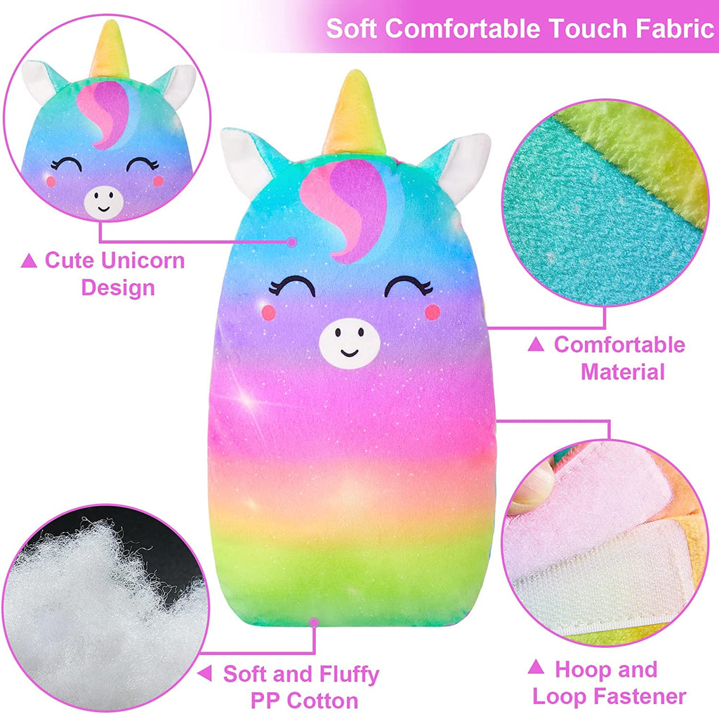 Seat belt pad, car sleeping pillow Rainbow