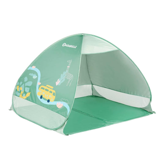 BADABULLE Pop Up Beach Tent With Carrying Bag UV50+ 125 x 100 x 85 cm Safari